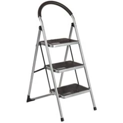 Trapladder Staal KING - 3 Brede Treden