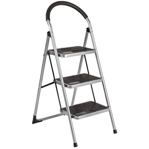 Trapladder Staal KING - 3 Brede Treden 1 Trapladder Staal KING - 3 Brede Treden