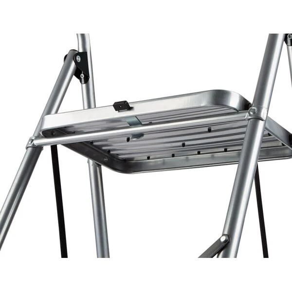 Trapladder Staal KING - 3 Brede Treden 3 Trapladder Staal KING - 3 Brede Treden - Afbeelding 3