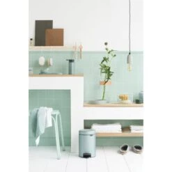Pedaalemmer NewIcon BRABANTIA - 3 Liter Muntgroen -ESSCHERT DESIGN Winkel 1608034756 3 600