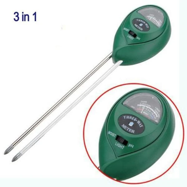 3 In 1 Meter (pH, Licht En Vocht) 1 3 In 1 Meter (pH, Licht En Vocht)