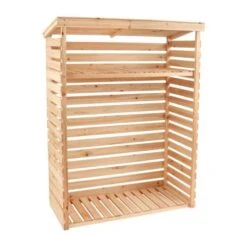 Berging Brandhout Woody - 117 Cm × 52 Cm × 156 Cm -ESSCHERT DESIGN Winkel berging brandhout woody ca 1 m 1628070317 1 600