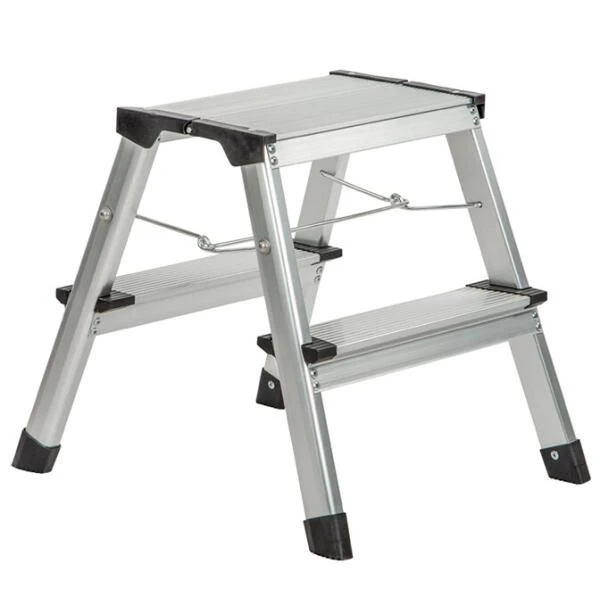 Huishoudtrap ALU STEPPY 2X2 Treden 1 Huishoudtrap ALU STEPPY 2X2 Treden