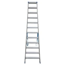 Dubbele Trapladder Sparta DUO 2 × 12 Treden -ESSCHERT DESIGN Winkel inddubbele trapladder sparta duo 2x12tr 1603373714 600