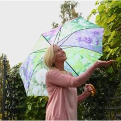 ESSCHERT DESIGN Paraplu Met Bloemenprint - Ø 120 Cm -ESSCHERT DESIGN Winkel paraplu met bloemen 120 cm 1492183705 1 600