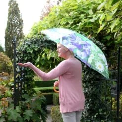 ESSCHERT DESIGN Paraplu Met Bloemenprint - Ø 120 Cm -ESSCHERT DESIGN Winkel paraplu met bloemen 120 cm 1492183750 1 600