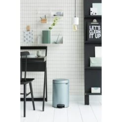 Pedaalemmer NewIcon BRABANTIA - 12 Liter Muntgroen -ESSCHERT DESIGN Winkel pedaalemmer newicon 12 l muntgroen 1608019532 3 600