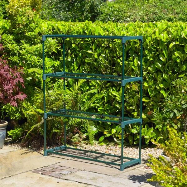 Plantenrek - 4 Lagen, Groen. 1 Plantenrek - 4 Lagen, Groen.