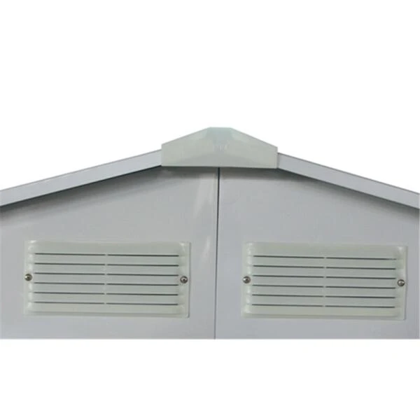 Sinolily Evan Plus E Tuinhuis Met Dubbele Schuifdeur En Raam - 8,84 M² - Grijs 3 Sinolily Evan Plus E Tuinhuis Met Dubbele Schuifdeur En Raam - 8,84 M² - Grijs - Afbeelding 3