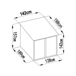 Sinolily Niki A Fietsenberging - Voor 2 Fietsen -ESSCHERT DESIGN Winkel sinolily fietsenberging 2 fietsen 1675952882 1 600