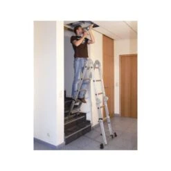 Telescopische Vouwladder Telefold 4 X 3 -ESSCHERT DESIGN Winkel telescopische vouwladder telefold 1603374289 4 600
