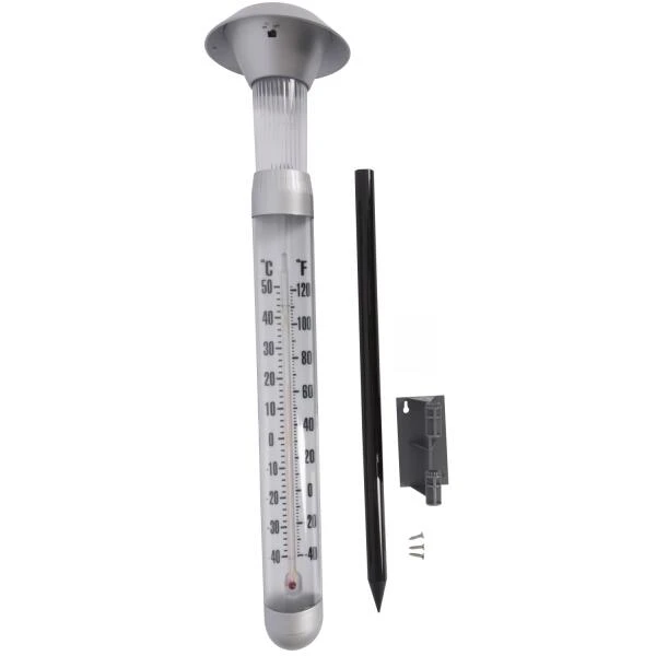 Thermometer Met Solar Lamp 1 Thermometer Met Solar Lamp