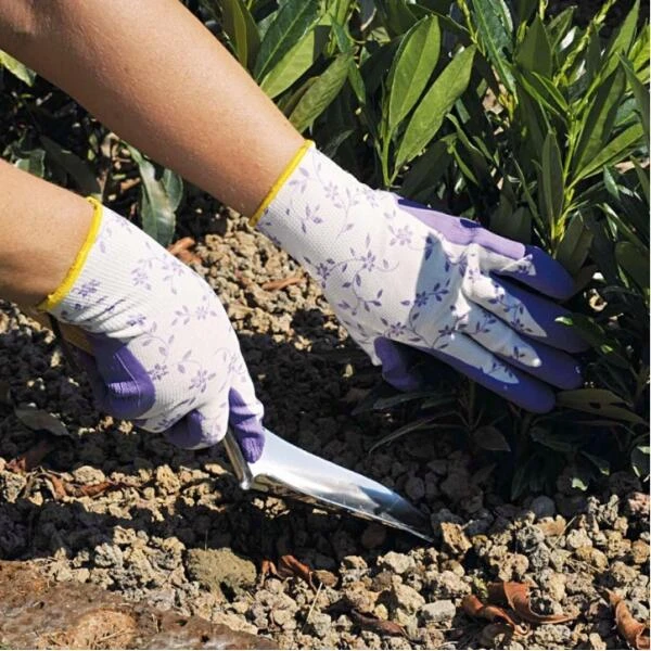 Tuinhandschoenen Paars - Medium - 1 Paar 2 Tuinhandschoenen Paars - Medium - 1 Paar - Afbeelding 2