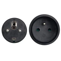 Verlengsnoer Perel Zwart - 5 M 5 Verlengsnoer Perel Zwart - 5 M -ESSCHERT DESIGN Winkel verlengsnoer perel zwart 5 m 1610972886 3 600