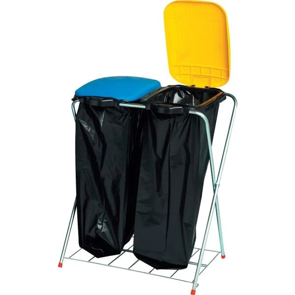 Vuilniszakhouder - 2 Deksels 1 Vuilniszakhouder - 2 Deksels