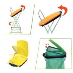 Vuilniszakhouder - 2 Deksels 5 Vuilniszakhouder - 2 Deksels -ESSCHERT DESIGN Winkel vuilniszakhouder 2 deksels 1565946276 1 600