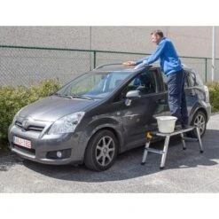 Werkplatform STAND UP - Professioneel ALU -ESSCHERT DESIGN Winkel werkplatform stand up alu 49hx127x38cm 1603636916 600