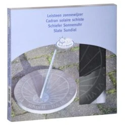 ESSCHERT DESIGN Zonnewijzer Leisteen Ø 24 Cm -ESSCHERT DESIGN Winkel zonnewijzer leisteen 24 cm 1546855085 3 600